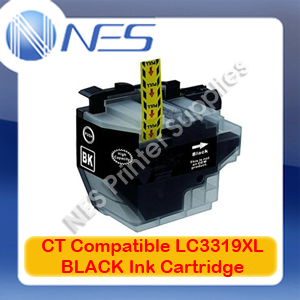 CT Compatible LC3319XL-BK BLACK High Yield Ink Cartridge for Brother MFC-J5330DW/J5730DW/J6530DW (3K)